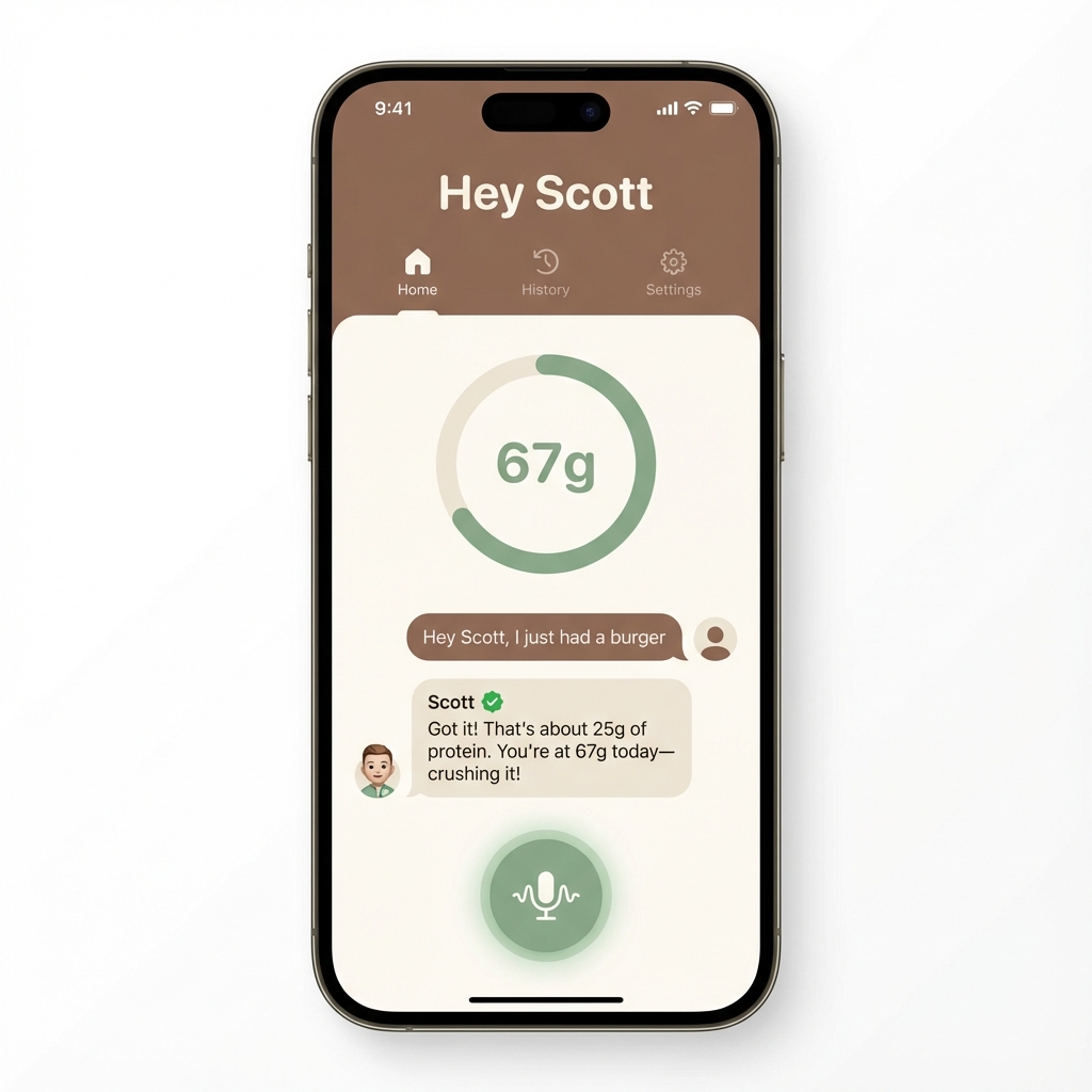 Hey Scott AI Interface